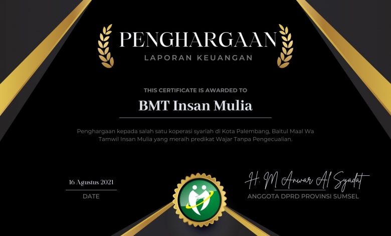 Opini Wajar Tanpa Pengecualian BMT Insan Mulia.