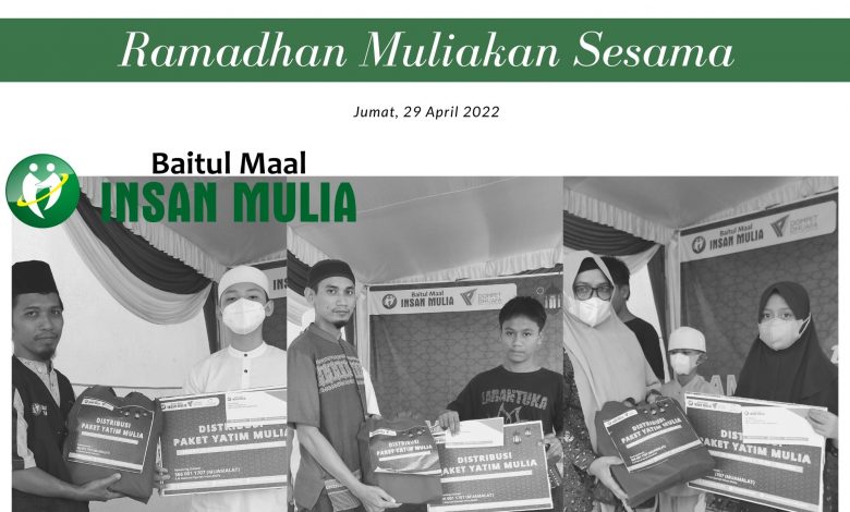 Paket dan Santunan Anak Yatim Baitul Maal Insan Mulia